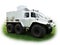 White swamp rover for geology on low pressure wheels