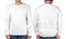 White sweater long sleeved shirt mockup template