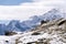 White Swiss mountain sheep, Zermatt, Switzerland