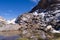 White Swiss mountain sheep, Zermatt, Switzerland