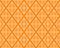 White Symmetry Geometric Tribal or Ethnic Seamless Pattern on Orange Background