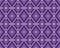 White Symmetry Geometric Tribe or Ethnic Seamless Pattern on Purple Background