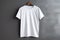 white t shirt hanging on hanger generatd AI