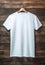 A white T-shirt mockup