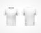 White t-shirt with short sleeves and round neck