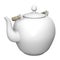 White teapot