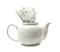 White teapot full of money