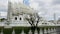 The white temple is like a heaven in the belief in Buddhism