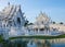 White temple Wat Rong Khun in Chang Rai