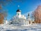 White temples in the Alexander Sloboda