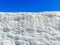 White terraces from Travertin, marble and gypsum in Pamukkale, T