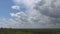 White thunder clouds, Ukrainian steppe