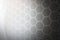 White to gray hexagon pattern texture background. soft focus