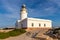 The white tower of Cavalleria lighthouse