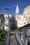 White tower, gothic style, Saint Michael parish church, Brixen, Bozen, Italy, Europe