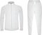 White tracksuit set