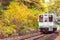 White train commuter Fukushima Japan