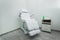 White treatment chair in a clean room