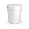 White Tub Food Plastic Container For Dessert, Yogurt, Ice Cream, Sour Cream Or Snack.