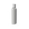 White tubular bottle template realistic blank vector cosmetic