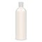 White Tubular Shampoo Bottle. Cosmetic Mockup