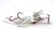 White Twin Blade Buzzbait Bass Lure