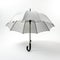 White Umbrella On White Background: Secessionist Style Hyper-realistic Sculptures