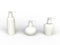 White unlabled beauty creme bottles