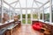 White upvc conservatory