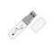 White usb flash drive. Electronic gadget