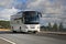 White VDL Futura Coach Bus on the Road