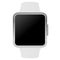 White vector concept model of the Apple Watch isolated on white