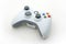 White Video Game Controller on White