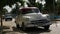 White Vintage Classic American Car Parked On Street In Cuba