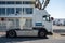 White Volvo FH 12 truck parked on the street.