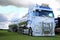 White Volvo FH for Bulk Transport on Power Truck Show