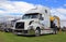 White Volvo VNL 64T and other Conventional Show Trucks