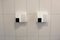 White wall mounted hand drying blowers