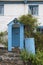 White-washed stone cottage, Cadgwith, Cornwall, England