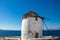 White-Washed Windmill of the Greek Isle of Mykonos