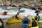 White water canoeing