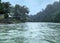 White Water Rafting in River in Bukit Lawang National Park, Sumatra, Indonesia