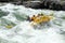White water rafting on the Snake River.