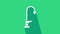 White Water tap icon isolated on green background. 4K Video motion graphic animation