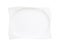 White wave shaped rectangle plate