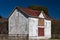 White Weathered Wood Barn