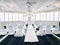 White Wedding Alter, Ceremony Arrangement