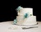 White wedding cake