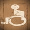 White wheelchair sign