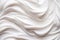 White whipped cream wavy texture